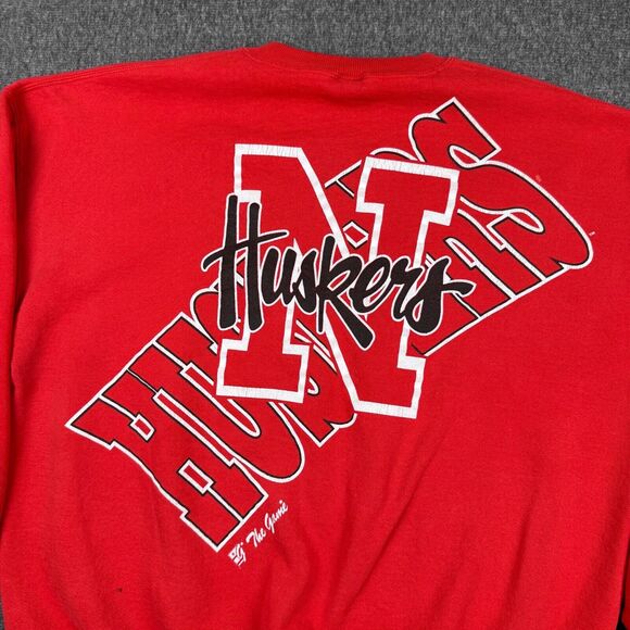 Vintage The Game Nebraska Sweatshirt Men's XXL Red Cornhuskers NCAA Football - Picture 9 of 13